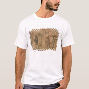 ニンニクおよびタマネギの販売人1826年(w/c紙で) tシャツ