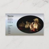 ニンニクと唐辛子 名刺 (正面)