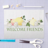 ニンニクと玉ねぎキッチンデコップ 薄葉紙 (クラフト)