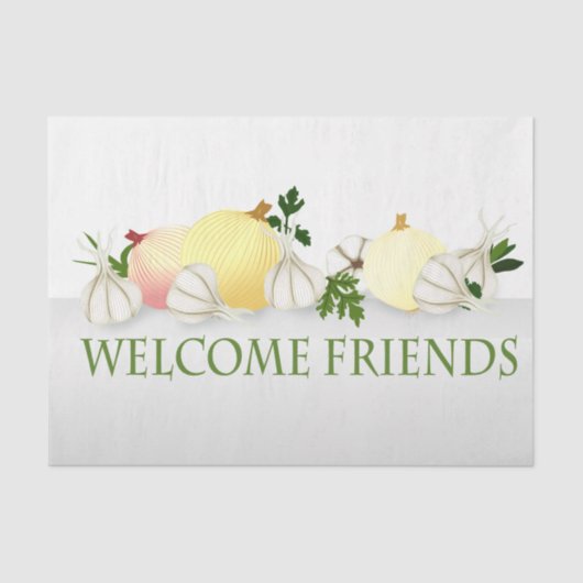 ニンニクと玉ねぎキッチンデコップ 薄葉紙 (正面)