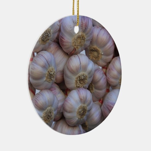 ニンニクのクリスマスオーナメント セラミックオーナメント (右)