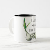 ニンニクのコーヒー・マグ ツートーンマグカップ (正面左)