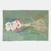 ニンニクのブレードのふきん キッチンタオル (横)