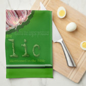 ニンニクの台所タオル キッチンタオル (四つ折り)