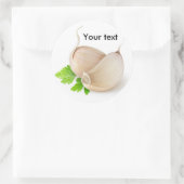 ニンニクの破片 ラウンドシール (バッグ)