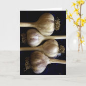 ニンニクは#2の先頭に立ちます カード (黄色い花)