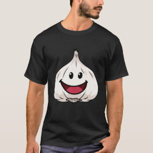 ニンニクビーガン料理野菜ヘルシービーガンファン Tシャツ