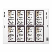 ニンニク庭師ラベル ラベル (フルシート)