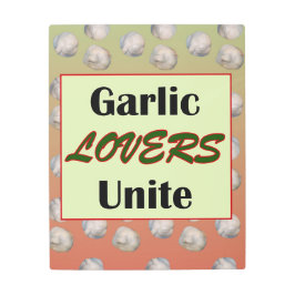 ニンニク愛好家ユナイト メタルプリント