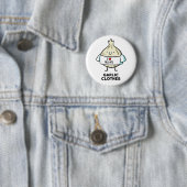 ニンニク服かわいいアリウムパンボタンピン 缶バッジ (インサイチュ)