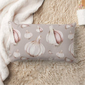 ニンニク模様 ランバークッション (ブランケット)