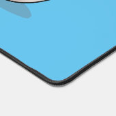 ニンニク漫画イラストレーション デスクマット (コーナー)