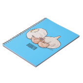 ニンニク漫画イラストレーション ノートブック (左側)