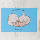 ニンニク漫画イラストレーション ペーパーパッド (インサイチュ)