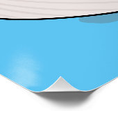 ニンニク漫画イラストレーション ポスター (コーナー)