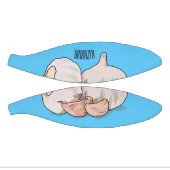 ニンニク漫画イラストレーション ミニバスケットボール (パネル)