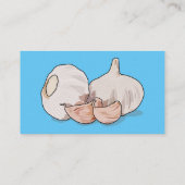 ニンニク漫画イラストレーション 名刺 (裏面)