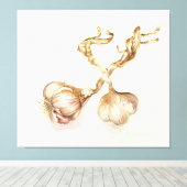 ニンニク球根2005 キャンバスプリント (インサイチュ (ウッドフロア))