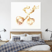 ニンニク球根2005 キャンバスプリント (インサイチュ (寝室))