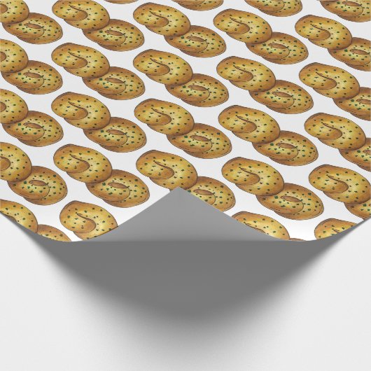 ニンニク転がノックイタリアンパン料理シェフ ラッピングペーパー (角)