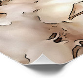 ニンニク・アクリル・アートの球根 ポスター (コーナー)