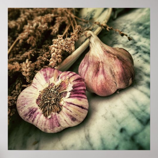 ニンニク/グルメキッチンポスター ポスター (正面)