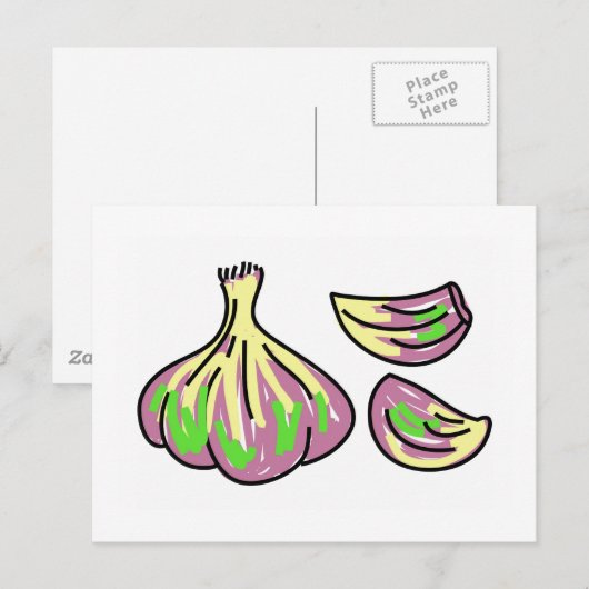 ニンニク ポストカード (正面/裏面)
