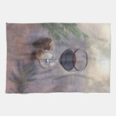 ニンニク、ワインおよびハーブのMojoの台所タオル キッチンタオル (横)