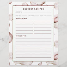 ニンニク |白シンプル色 |デザートレシピページ