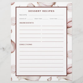 ニンニク |白シンプル色 |デザートレシピページ