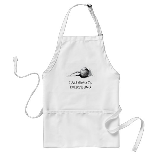 ニンニク: 鉛筆の現実主義: エプロン (正面)