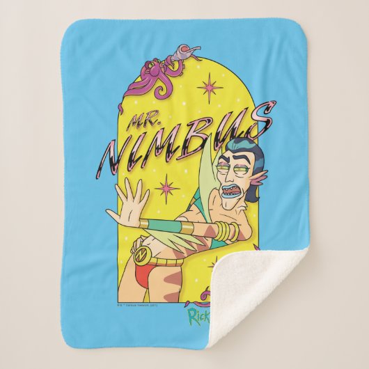 ニンバスさん シェルパブランケット (正面)