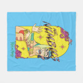 ニンバスさん フリースブランケット (正面(横))