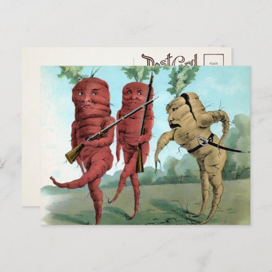 ニンビクトリアンジン軍隊はがき ポストカード (正面/裏面)