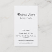 ニンフおよびサテュロス、ウィリアム・アドルフ・ブグロー 名刺 (裏面)