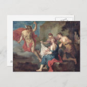 ニンフに納豆するバッカス ポストカード (正面/裏面)