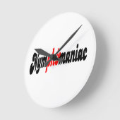 ニンファニア ラウンド壁時計 (傾斜)