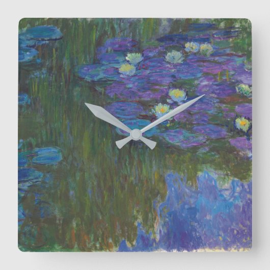 ニンフェアスエンフルーア | 1914-17 スクエア壁時計 (正面)