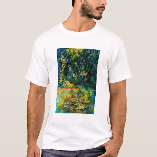 ニンフェアス盆地の角 – クロード・モネ – c191 tシャツ (正面)
