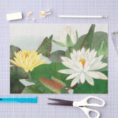 ニンフェアロータス,デコパージュ 薄葉紙 (クラフト)