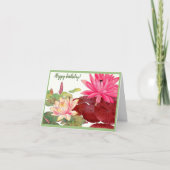 ニンフェアロータス,ハッピーバースデー カード (正面)