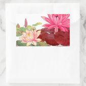 ニンフェアロータス 長方形シール (バッグ)