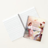 ニンフスエドゥアードビスソンファインアートのダンス ノートブック (内部)