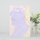 ニンフフォークアートバイアンヤC 便箋 (スタンド正面)