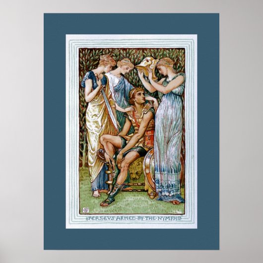 ニンフ族によって武装されたペルセウス ポスター (正面)