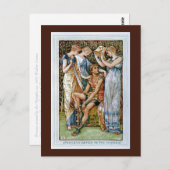 ニンフ族によって武装されたペルセウス ポストカード (正面/裏面)