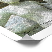 ニンフ&蘭モザイクのポスター ポスター (角)