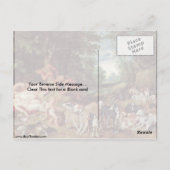 ニンフ・魔物・犬 – ピーター・ポール・ルーベンス著 ポストカード (裏面)