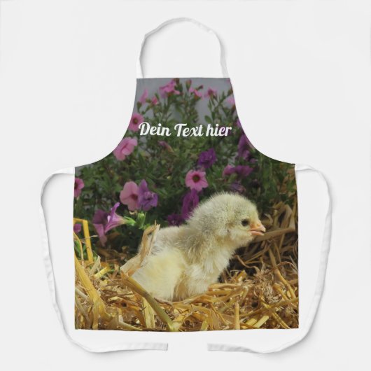 ニーグリッシュクレインズクューケンシュルツェ+デイン文字 エプロン (正面)