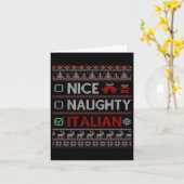 ニースいけなおもしろいイタリアンクリスマス家族マッキ カード (黄色い花)